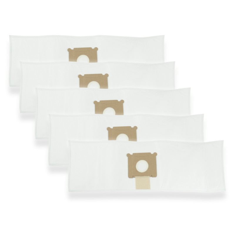 Bolsa de microfibra para aspiradora - Compatible con Hako - Tennant - IVAC - Conjunto de 5