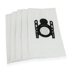Sac aspirateur BOSCH SIEMENS TYP D/E/F/G/H, Optima, Activa, Sphera, Silence, Alpha... - 5 sacs microfibre