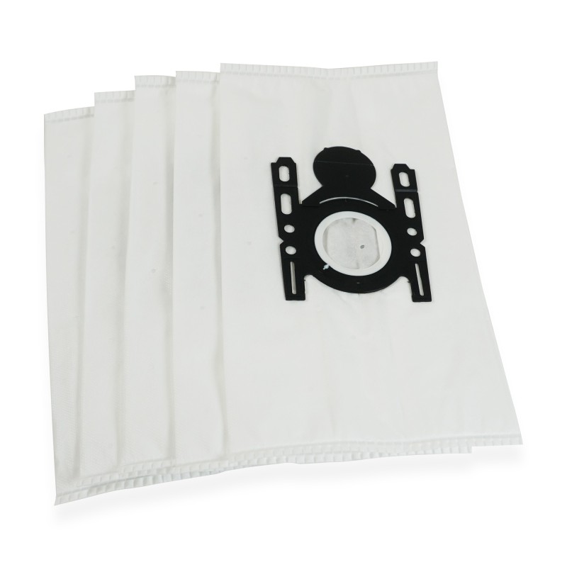 Sac aspirateur BOSCH SIEMENS TYP D/E/F/G/H, Optima, Activa, Sphera, Silence, Alpha... - 5 sacs microfibre