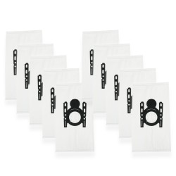 Sac aspirateur BOSCH SIEMENS TYP D/E/F/G/H, Optima, Activa, Sphera, Silence, Alpha... - 10 sacs microfibre