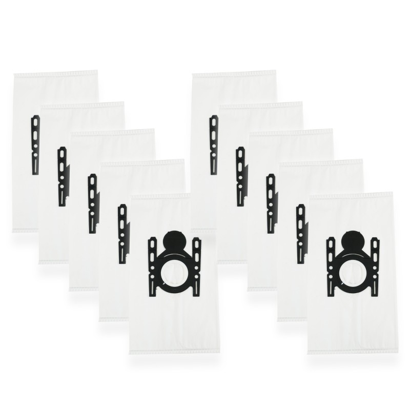 Sac aspirateur BOSCH SIEMENS TYP D/E/F/G/H, Optima, Activa, Sphera, Silence, Alpha... - 10 sacs microfibre