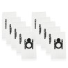 Sac aspirateur BOSCH SIEMENS TYP D/E/F/G/H, Optima, Activa, Sphera, Silence, Alpha... - 10 sacs microfibre