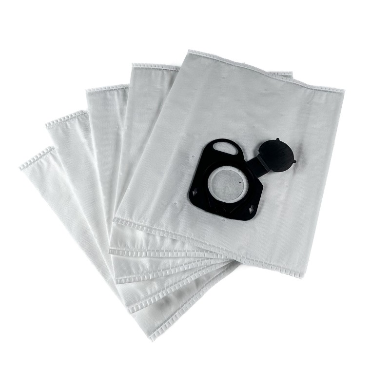 Staubsauger-Tasche kompatibel mit Rowenta Silence 4A, ZR200520, ZR200720, Xtrem-Macht-Tierpflege ...- 5 Mikrofaser-Beutel-Tasche