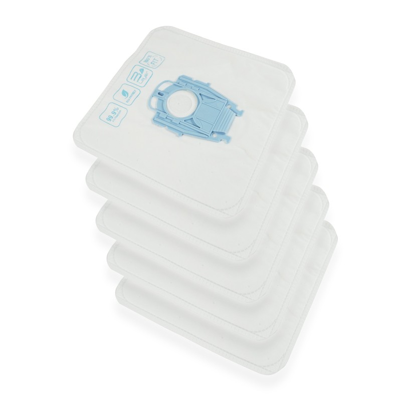 Sac aspirateur BOSCH / SIEMENS TYP M, TYP P, ERGOMAX, ERGOMAXX, BSG8.., VS08.., ... - 5 sacs microfibre