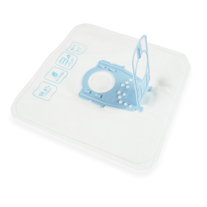 Sac aspirateur BOSCH / SIEMENS TYP M, TYP P, ERGOMAX, ERGOMAXX, BSG8.., VS08.., ... - 5 sacs microfibre