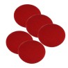 Conjunto de 5 Superpads Red 406 mm (16 ") - Disco de limpieza de pulverización para Monobrosse y Sailing - Fricción suave