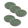Lot de 5 Superpads vert 406 mm (16") - disque de nettoyage à l'eau pour monobrosse et autolaveuse - entretien régulier des so