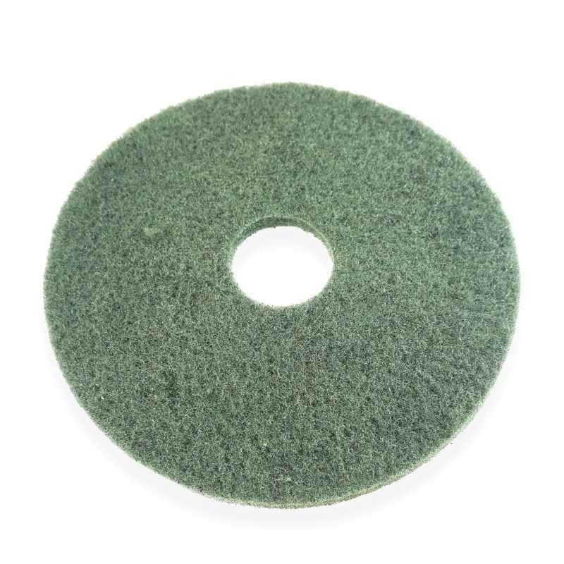 Lot de 5 Superpads vert 406 mm (16") - disque de nettoyage à l'eau pour monobrosse et autolaveuse - entretien régulier des so