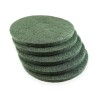 Lot de 5 Superpads vert 406 mm (16") - disque de nettoyage à l'eau pour monobrosse et autolaveuse - entretien régulier des so