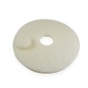Lote de 5 Superpads Blanco 406 mm (16 ") - Disco de pulido no abrasivo para Monobrosse y Sailing - Acabado brillante