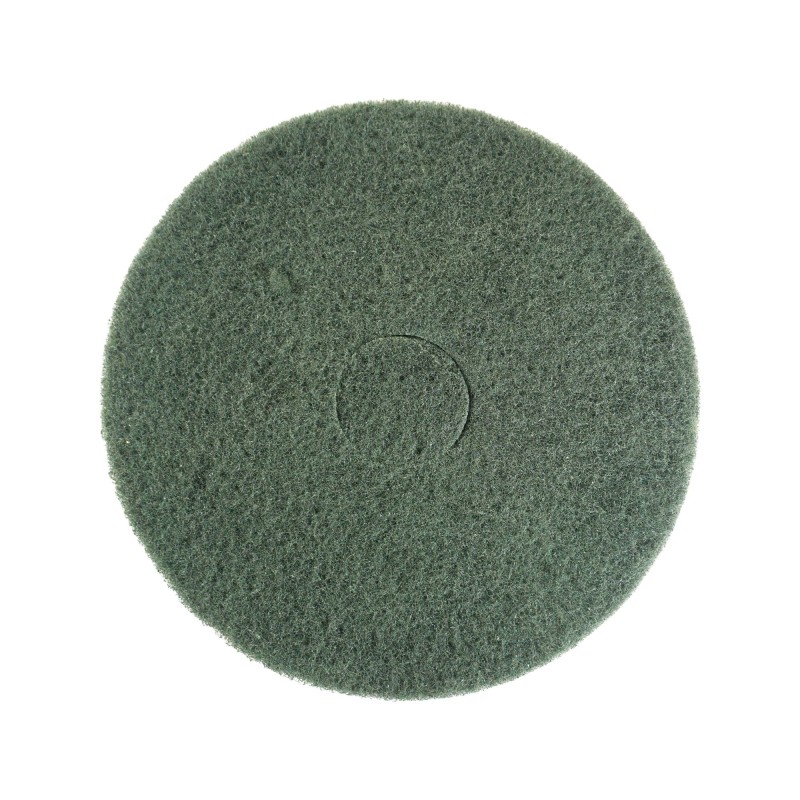 Superpad vert 432 mm (17") - disque de nettoyage à l'eau pour monobrosse et autolaveuse - entretien régulier des sols sans pr