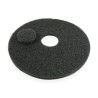 Lot de 5 Superpads Noir 432 mm (17") - disque de nettoyage de base pour monobrosse et autolaveuse - entretien régulier des sol