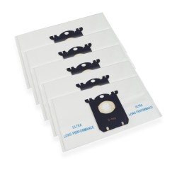Bolso de vacío de microfibra de polvo no tejido - Ultra Long - Compatible con Forgerent Philips, Electrolux E201SM - Alt. El Dr