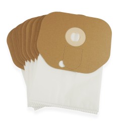 Sac aspirateur en microfibre - compatible avec Ghibli dorsal voyager 4 - la pochette de 10 sacs - alternative à la référence