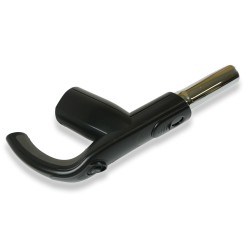 Poignée ergonomique ø 32 mm pour aspirateur Plastiflex - compatible avec Lectriflex, central vac, cyclovac