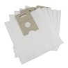 Lot de 5 sacs aspirateur microfibre à poussières - compatible avec Hoover S4150, S4152 - Electrolux Z 364, Z 366, Z 368, Z 43