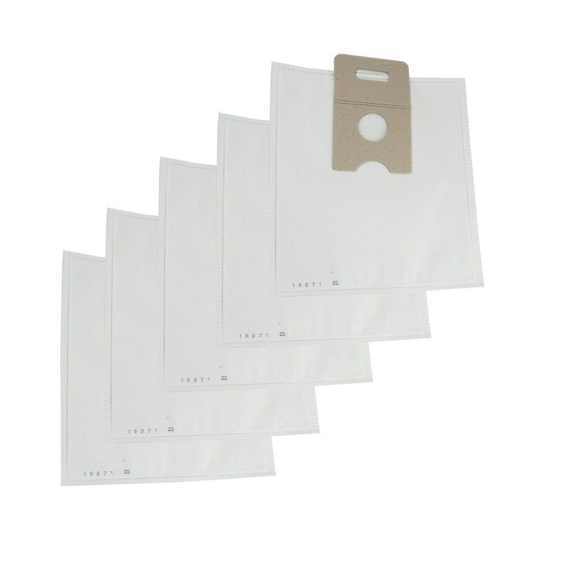 Lot de 5 sacs aspirateur microfibre à poussières - compatible avec Hoover S4150, S4152 - Electrolux Z 364, Z 366, Z 368, Z 43