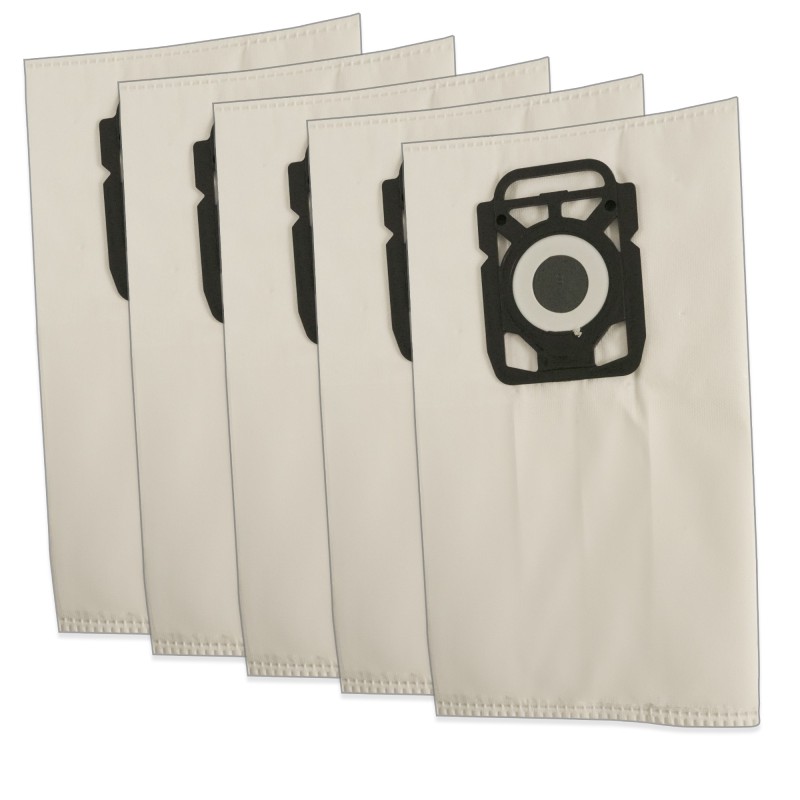 Sac aspirateur Nilfisk GM200, GM210, GM300, GM400, ELITE, EXTREME, KING. - La pochette de 5 sacs microfibre