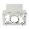 Placa de montaje de contrapunto / plastiflex rectangular con 1 velo de aleta perforada universal para succión centralizada