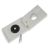 R-VEX Toma de succión centralizada rectangular con cubierta Ø 36 mm - Plastiflex - Placa de montaje cuadrado compatible