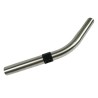 Kit accessoires aspirateur diamètre 38 mm : lot de 2 tubes en acier chromé longueur 47cm + 1 coude inox avec régulateur d'ai