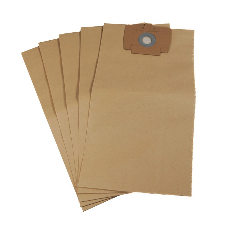 Bolsa de aspiradora compatible con Taski Aero 8, AERO 15 - Alternativa para Ref Taski 7524289 - La portada de 5 bolsas de papel