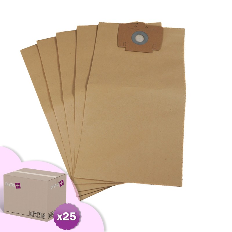 Bolsa de aspiradora compatible con Taski Aero 8, Aero 15 - Alternativa para Ref Taski 7524289 - Cartón de 25 bolsillos de 5 bolsas P