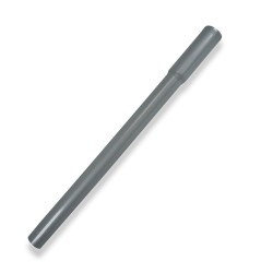 Tube d'aspirateur en aluminium ø 32 mm - rallonge de tuyau longueur 500 mm - gris clair - Nilfisk, AEG...