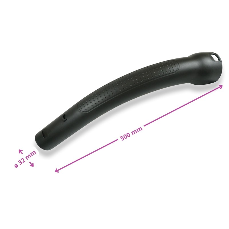 Mango flexible, ergonómico para el vacío BOSCH, Siemens, Privileg, Gaggenau - Ø 32 mm - Longitud 50 cm - 17000734