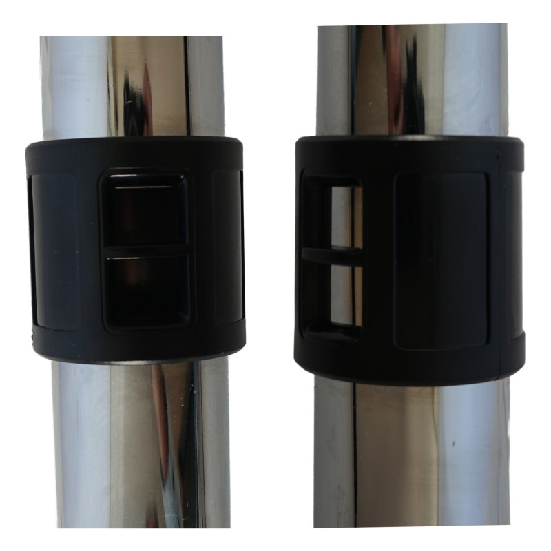 Mango de kit para aspiradora - Ajustado anneted + codo de metal con ajuste de aire - 32 mm de diámetro