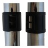 Mango de kit para aspiradora - Ajustado anneted + codo de metal con ajuste de aire - 32 mm de diámetro