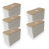 Bolsas de aspiradora para Wetrok PortAvac BeFree - Sprintus Boostix Igo Zero. Hepa 13 Bolsa de microfibra Bolsillo 13