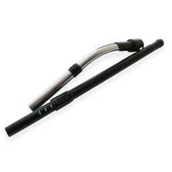 Mango de kit para aspiradora - Ajustado anneted + Codo de metal con ajuste de aire + Tubo Tubo Telescópico - Diámetro 32