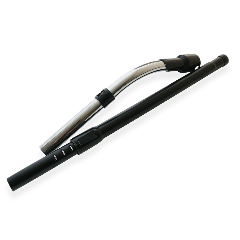 Mango de kit para aspiradora - Ajustado anneted + Codo de metal con ajuste de aire + Tubo Tubo Telescópico - Diámetro 32