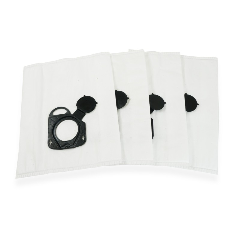 Lot de 4 sacs pour aspirateur traineau microfibre Hygiène+ - compatible avec Rowenta SILENCE FORCE (SERIE) 4A, X-TREM POWER (S