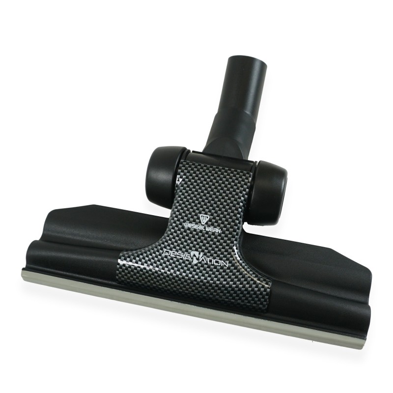 Brosse combinée plate universelle RD285 (Wessel Werk ) - 4 roulettes - pour aspirateurs ø 32 à 38 mm