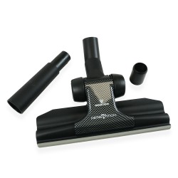 Brosse combinée plate universelle RD285 (Wessel Werk ) - 4 roulettes - pour aspirateurs ø 32 à 38 mm