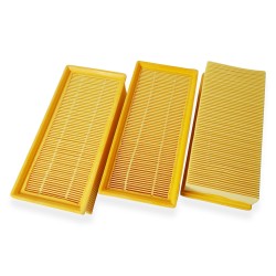 Filtre à air plissé plat pour aspirateur compatible avec Karcher NT 65/2 AP, NT 75/2 AP ME TC, NT 72/2 ECO TC